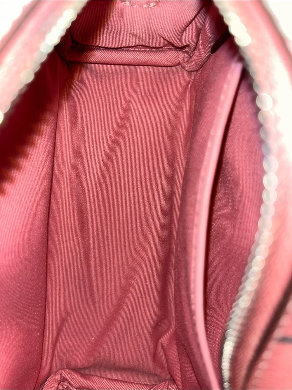Coach Pink Floral Leather Cosmetic Case